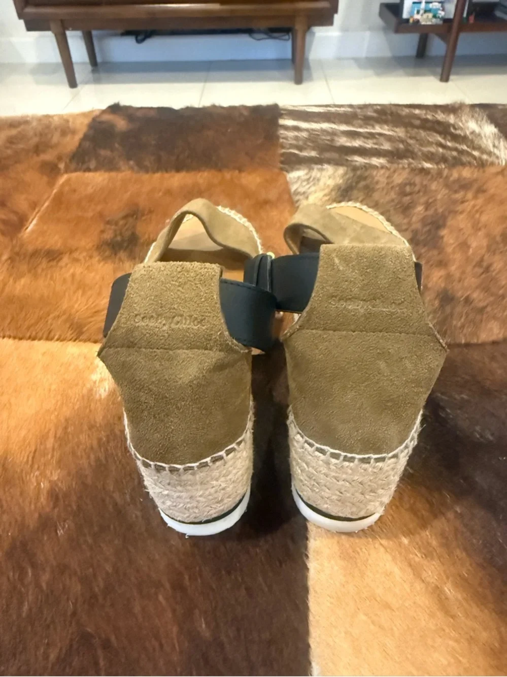 See by Chloe Glyn suede espadrille Platform Sandals
